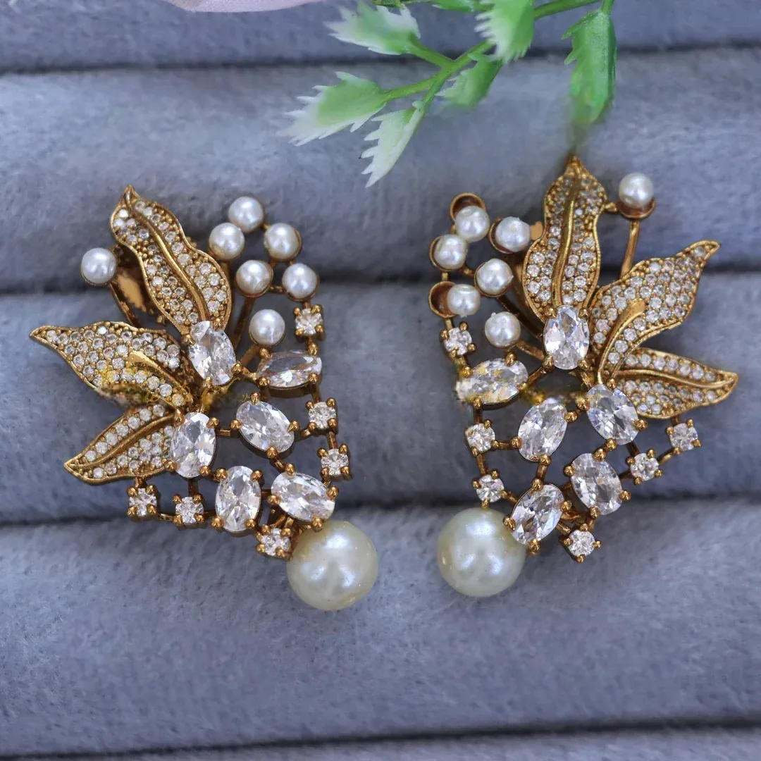 Pearl Butterfly Earrings
